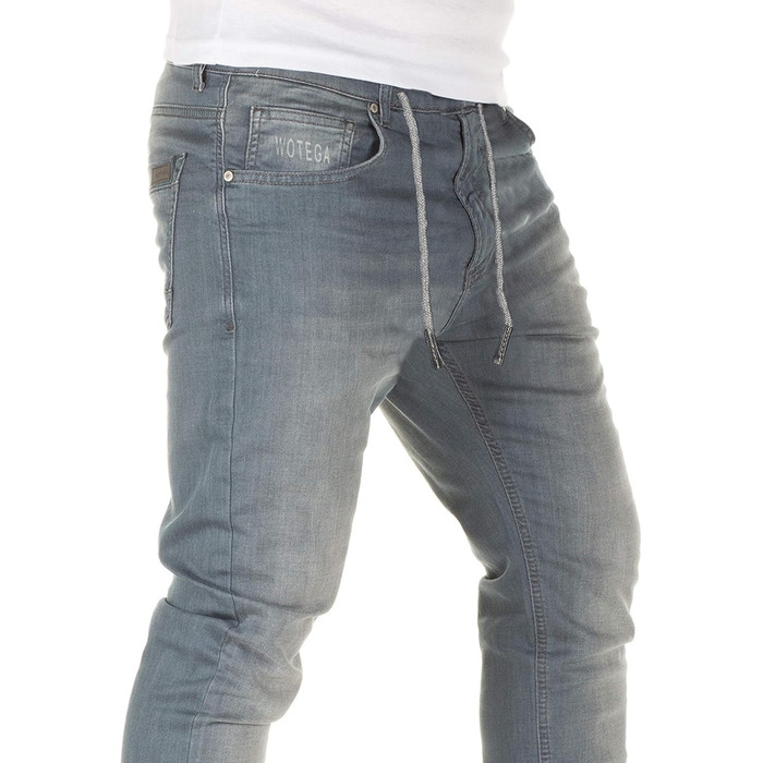 Чоловічі джинси WOTEGA Noah Slim Fit сірі (Turbulence Grey 3r4215) 31W/32L - джогери в стилі джинсів