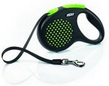 Гнучкий поводок для собак Flexi Design 5 м, зелений, до 50 кг