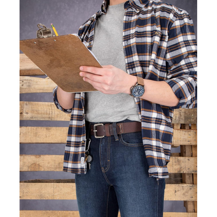 Чоловічі черевики Timberland PRO, 38 мм, шкіра, ремінь (42, темно-коричневий (гумовий патч))