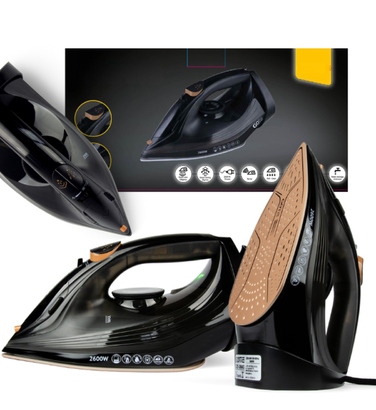 Електрична праска HUR-GZE-2600, 2600 Вт, керамічна підошва, Strażak