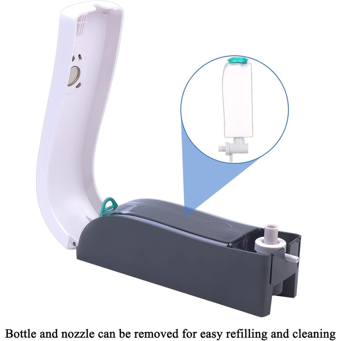 Настінний дозатор для мила без свердління, 300 мл. Підходить для мила, шампуню, дезінфікуючого засобу, миючого засобу. Чорний/Білий/Золотий (Білий)