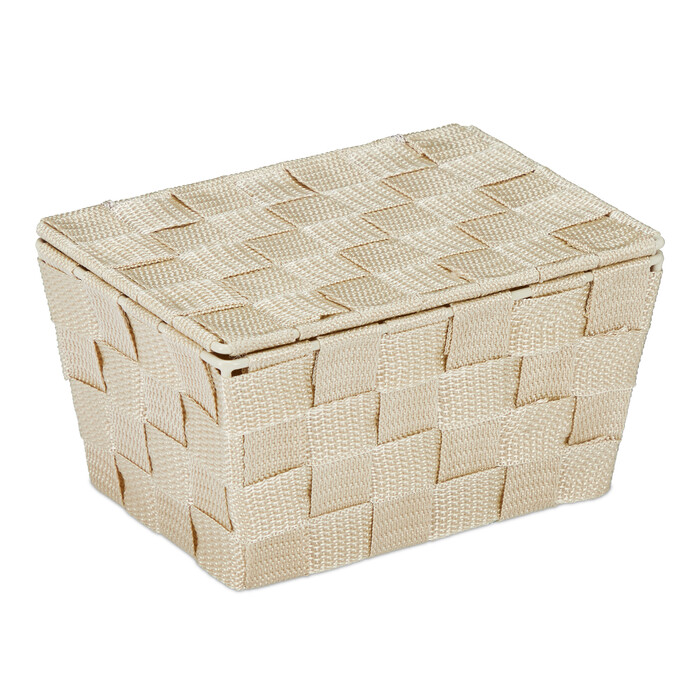 Relaxdays Storage Basket with Lid