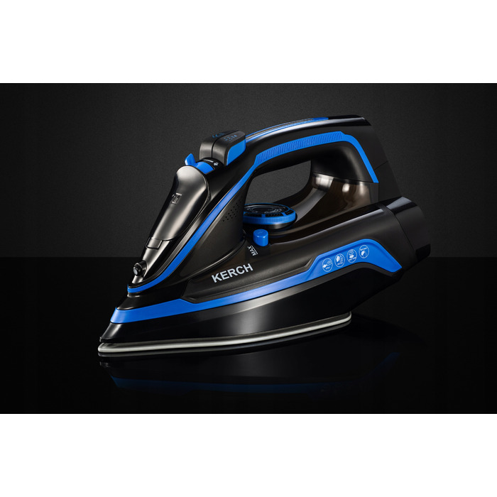 Бездротова керамічна праска Kerch Ultimate Blue, 2600 Вт, 450 мл