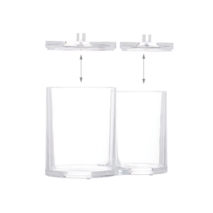 Relaxdays Double Acrylic Organizer