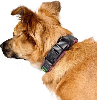 Нашийник для собак HUNTER Maldon, рожевий, дихаюча сітка, міцний нейлон, безшумний, гіпоалергенний, з регулюванням натягу, з адресником, легкий, розмір M