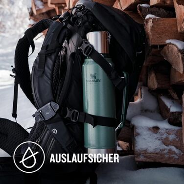 Термос Stanley Classic Legendary: 1041 мл, зелений, нержавіюча сталь, 15-48 годин, BPA-Free, для напоїв