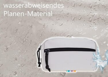 Сумка на пояс, бананка Wimmerl Elephant 12827, водонепроникна, унісекс, для міста та активного відпочинку (Off White Hellbeige)