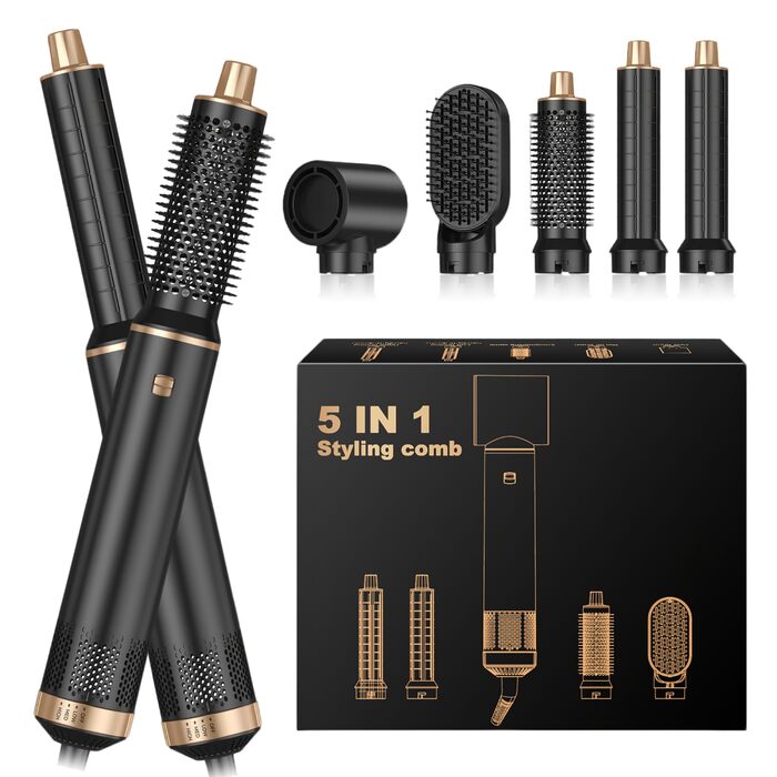 Airstyler Pro 5 в 1: Фен-щітка, фен, плойка, об’єм, локони. 1000W, для створення різних зачісок