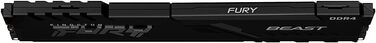 Kingston FURY Beast 32GB (2x16GB) DDR4 CL18 Комплект оперативної пам'яті для ПК, 3200MHz