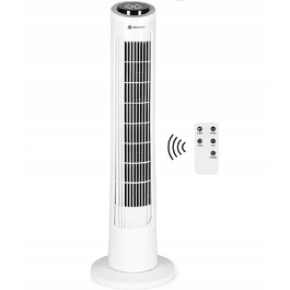 Колонний вентилятор TecVance Tower Fan, білий