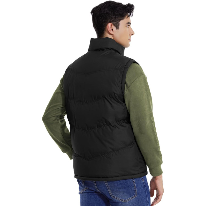 Чоловіча степкова жилетка, спортивна жилетка, чорна, розмір L