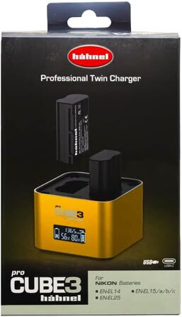 Зарядний пристрій Hähnel ProCube3 Duo для Nikon - Швидка зарядка USB Type-C