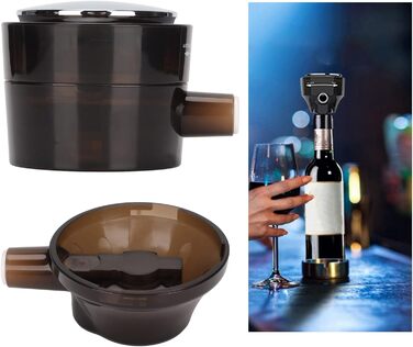 Electric Wine Decanter, 2 in 1 Wine Sober Beer Bubbles Dispenser Intelligent Pourer Automatic Aerator for 330ml Cans/Bottles