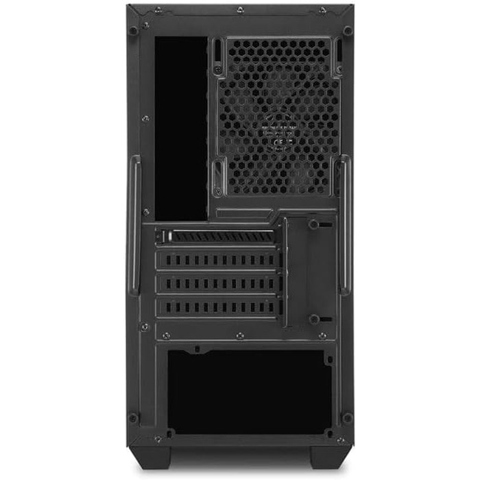 Корпус для ПК Sharkoon V1000 RGB Micro Tower, Micro-ATX, чорний (без вікна)