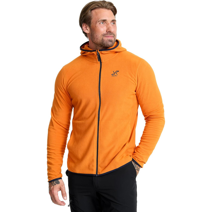 Флісова худі RevolutionRace Hiker для чоловіків, легка та еластична, чорна (XL, Desert sun)