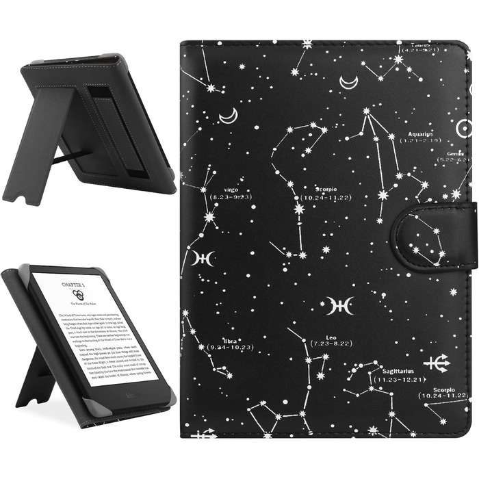 Чохол-підставка для Kindle Paperwhite, Kobo Clara HD/2E, Pocketbook, Tolino, Sony E-Reader (6-6.8