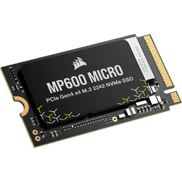 SSD Corsair MP600 Micro 1TB M.2 NVMe PCIe Gen4 – Чорний