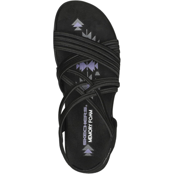 Сандалі жіночі Skechers Reggae Slim Sunnyside чорні 39 EU Gore