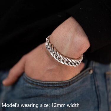 Чоловічий браслет з нержавіючої сталі 