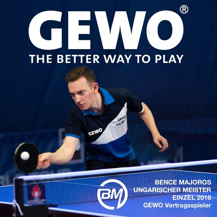 Набір тенісних кульок GEWO Training Club 2 зірки (40+) - 72 шт. з ABS пластику, для тренувань