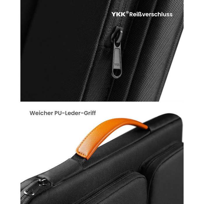 tomtoc 360° Laptop Bag Sleeve for New 16-inch MacBook Pro M4/M3/M2/M1 Pro/Max (2024-2019) A3403 A3186 A2991 A2780 A2485 A2141, Laptop Bag Laptop Sleeve Fits ASUS Vivobook 15/16, Dell Inspiron 15