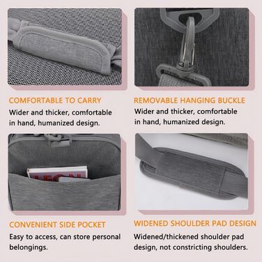 Транспортна сумка для кота та собаки, велика, портативна, для прогулянок на вулиці, складна, дихаюча, велика місткість, для двох маленьких котів, для подорожей на авто (сірий)