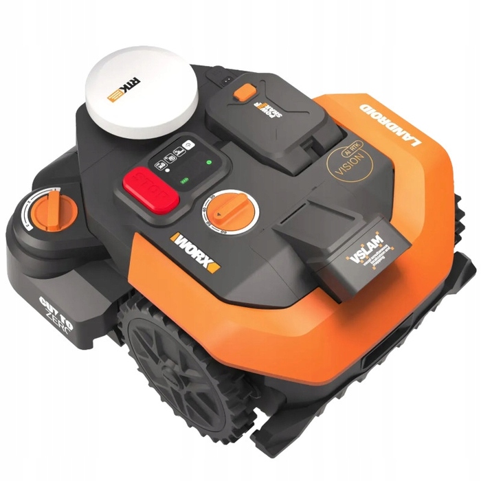 Робот-газонокосарка без розмежувального кабелю Worx Vision Cloud RTK V-SLAM 800 м² WR308E