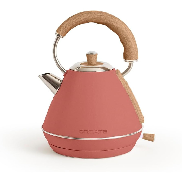Retro Electric Kettle - Cream White - 1L Capacity