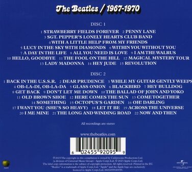 The Beatles 1967-1970 (Blue Album) 3LP: Вінілові платівки, Now & Then