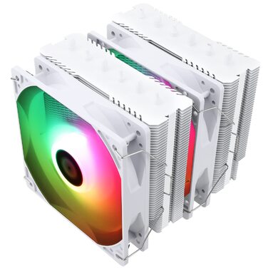Thermalright Peerless Assassin 120 SE ARGB: Повітряний кулер для CPU з RGB підсвічуванням, 6 heatpipes, 120mm вентилятор, підтримка AMD AM4/AM5 та Intel 1700/1150/1151/1200