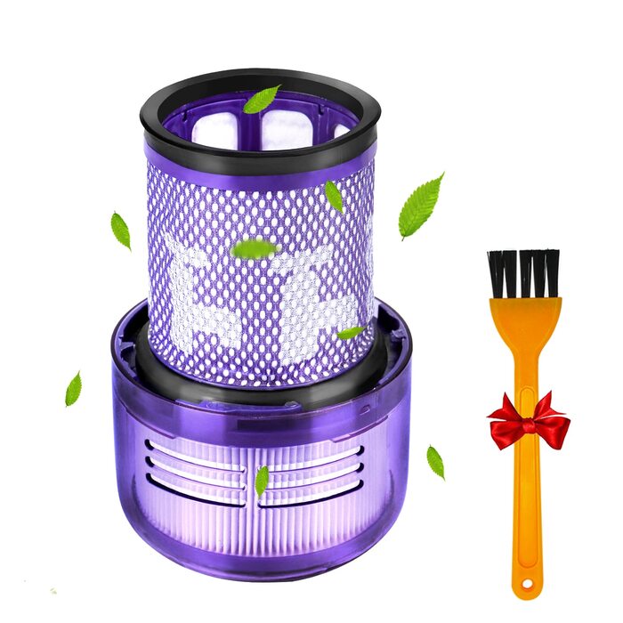 Фільтр HEPA для пилососа Dyson V12 Detect Slim (971517-01) - Комплект 3 фільтри + щітка