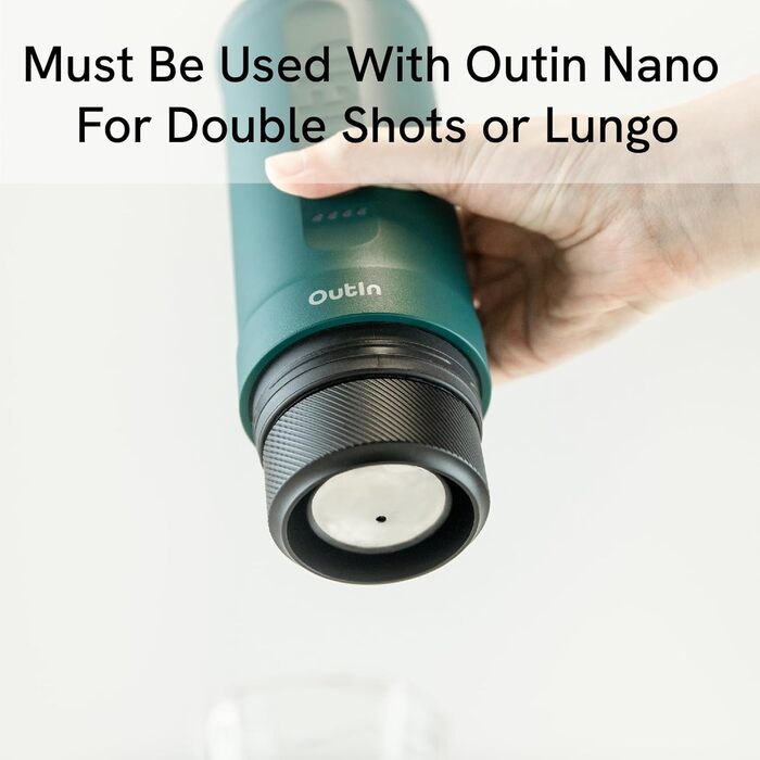 Nano Basket Plus, Portable Espresso Machine Accessories, Espresso Accessory Kit, for Double Shot, for On-the-Go or Camping