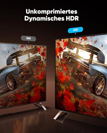 HDMI кабель Highwings 15м 8K, HDMI 2.1, 48Gbps, Ultra Highspeed, HDR10, eARC, DTS:X, HDCP 2.2/2.3, сумісний з PS5/PS4/PS3, HDTV, Blu-ray, монітор