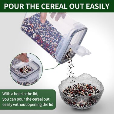 Набір контейнерів для зберігання їжі Hibisaws (12 шт.) з кришкою, BPA-free, 100% герметичні, прозорі, 6 x 1L & 6 x 0.5L, для meal prep, Tupperware