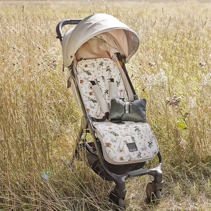 Elodie Details Universal Stroller Seat Liner Reversible Padded and Washable Insert Stroller CosyCushion Buggy Liner - Meadow Blossom