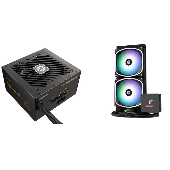 Блок живлення Enermax MarbleBron II 850W, модульний, сертифікат 80+ Bronze, ATX 3.1, 2x PCIe 6+2