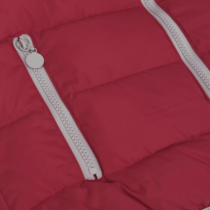 Жіноча степкова жилетка YYNUDA з капюшоном, легка, з пухом, тепла, перехідна, зимова, для активного відпочинку, червоно-винна, XL