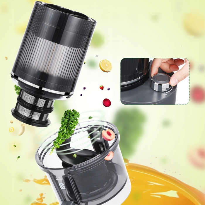 Повільна соковижималка Supvox Slow Juicer Automatic, 250 Вт