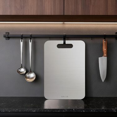 Набір титанових обробних дощок Titan (3 шт.) з нержавіючої сталі S316 - для м'яса, фруктів, овочів