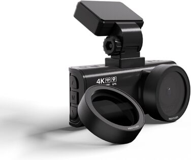 Автомобільний відеореєстратор REDTIGER F7NP 4K Starvis 2 з CPL-фільтром, GPS, Wi-Fi та картою пам'яті