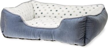 Кішка ліжко Karlie Dot (сіро-блакитне, L: 55 см B: 50 см)