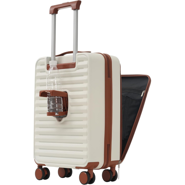 Набір валіз Merax TSA-Lock 3 шт. (M-L-XL) з телескопічним ручками та 4 колесами, чорний, PP-матеріал