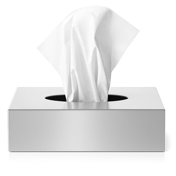 Коробка для серветок з нержавіючої сталі Com-Four® - настінний диспенсер для серветок (сріблястий)