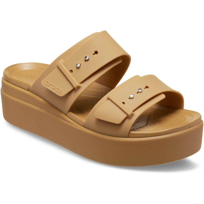 Crocs Brooklyn Buckle Wedge сандалі жіночі Umber 37 EU