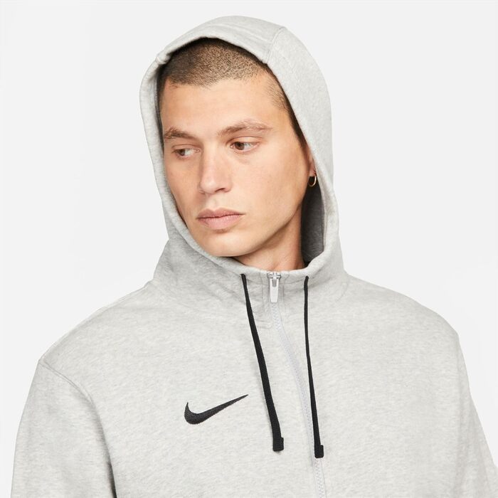 Чоловіча спортивна толстовка Nike Park 20 з капюшоном та блискавкою, темно-сіра (XXL)