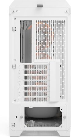 Корпус для ПК Fractal Design Meshify 3 White RGB TG Clear Tint з RGB підсвіткою та сітчастою передньою панеллю, підтримка ATX/mATX, 3 RGB вентилятори Momentum включені