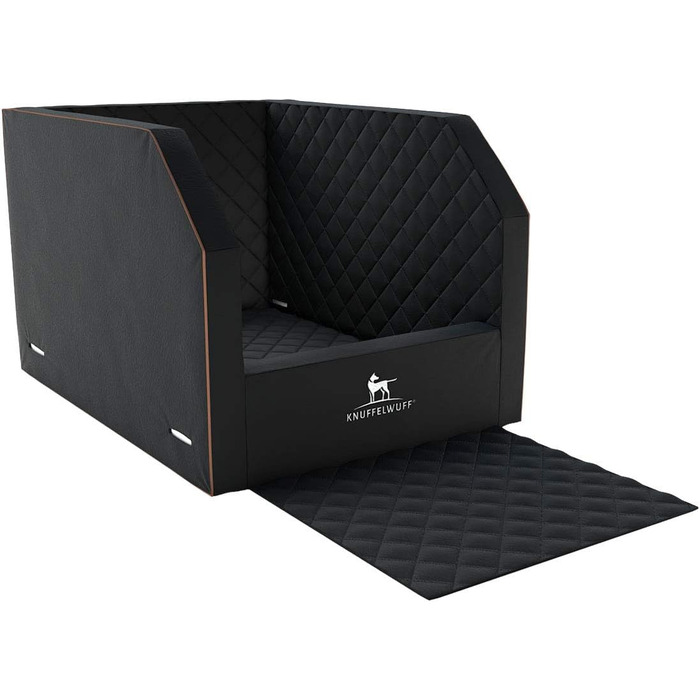 Захист для автосидіння собаки Knuffelwuff Auto KFZ, 55 x 45 x 35 см, чорний, розмір 3