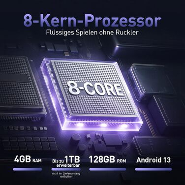 MP3 плеєр AGPTEK 128GB з Bluetooth, Wi-Fi та Android 13, 5