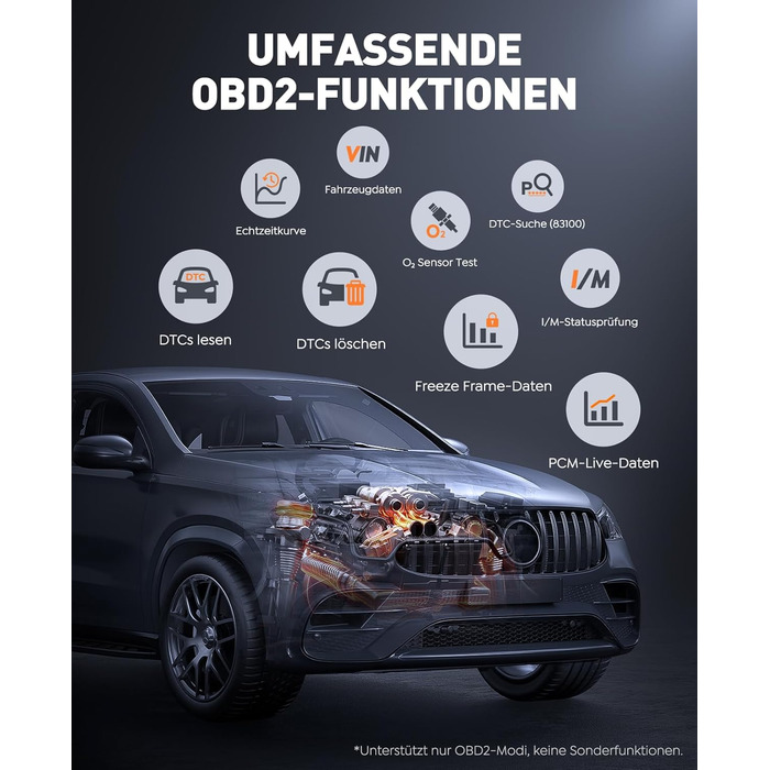 Портативний пусковий пристрій TREKURE 6000A з OBD2 діагностикою та тестом акумулятора, 12V, для бензинових та дизельних авто до 10л, з LED-ліхтариком та вогнезахистом V0