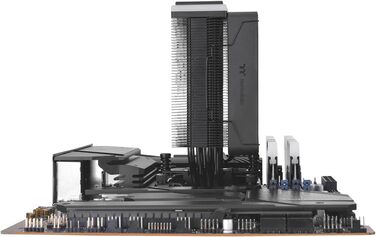 Thermaltake ASTRIA 200 ARGB - Кулер для CPU з RGB підсвічуванням, 120мм, тихий, для Intel LGA1851/1700, AMD AM5/AM4